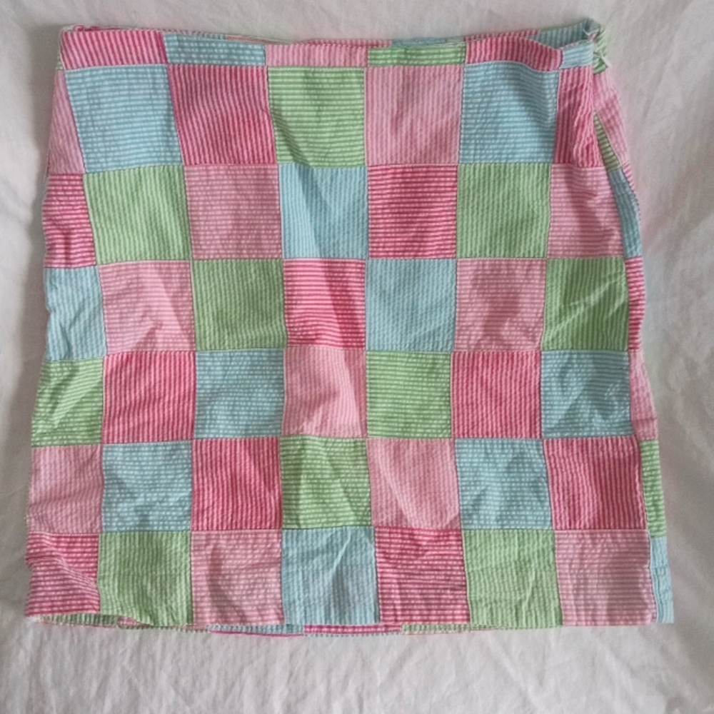 Talbot's Size 8 Colorful Checkered Women's Skirt